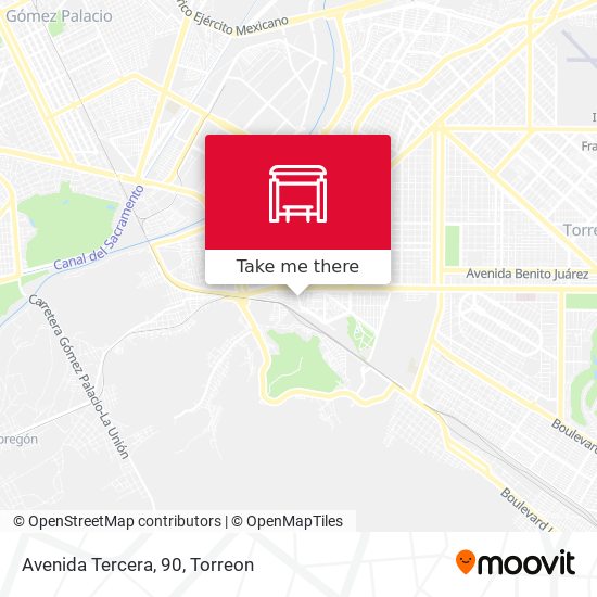 Mapa de Avenida Tercera, 90