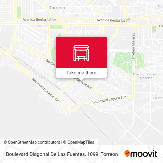 Mapa de Boulevard Diagonal De Las Fuentes, 1099