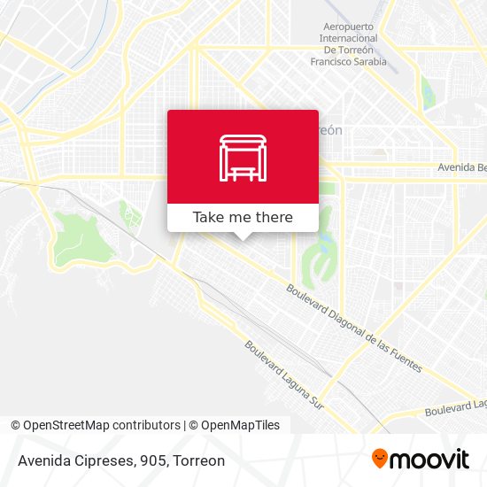 Mapa de Avenida Cipreses, 905