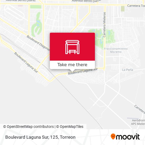 Boulevard Laguna Sur, 125 map