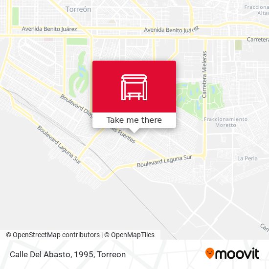 Mapa de Calle Del Abasto, 1995