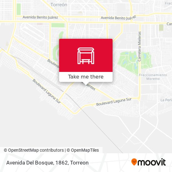 Mapa de Avenida Del Bosque, 1862