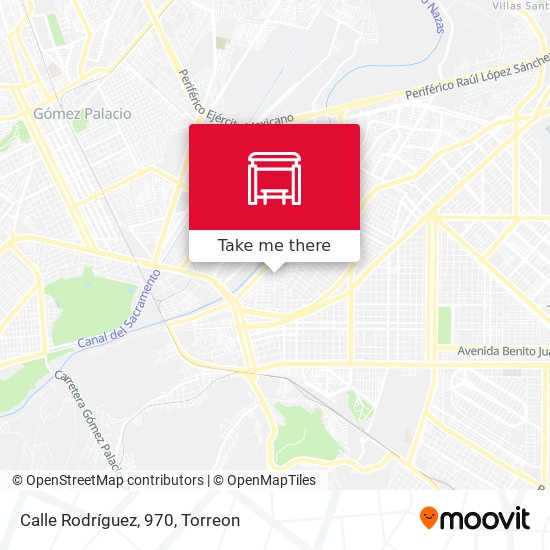 Mapa de Calle Rodríguez, 970