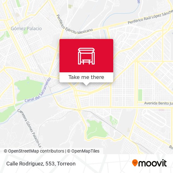 Mapa de Calle Rodríguez, 553