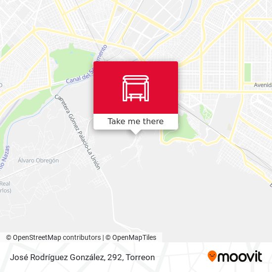 José Rodríguez González, 292 map