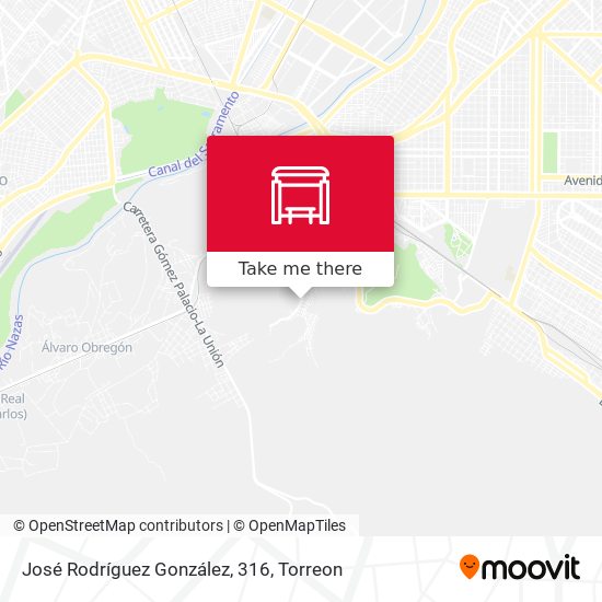 José Rodríguez González, 316 map