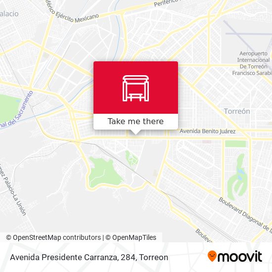 Mapa de Avenida Presidente Carranza, 284