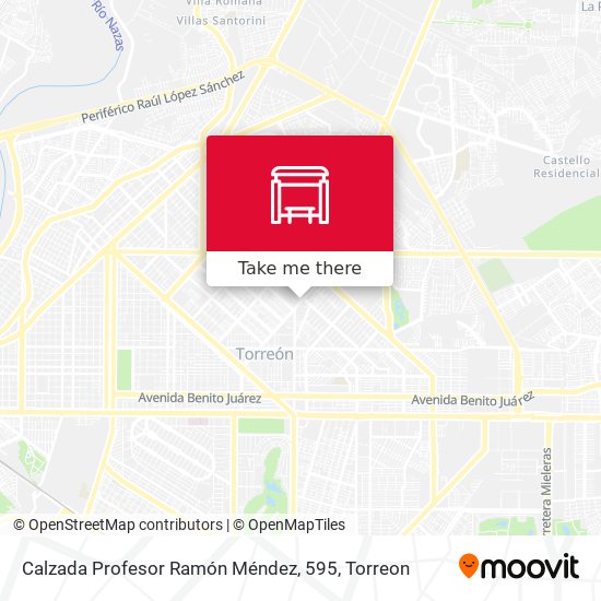 Calzada Profesor Ramón Méndez, 595 map