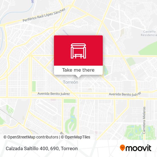 Calzada Saltillo 400, 690 map