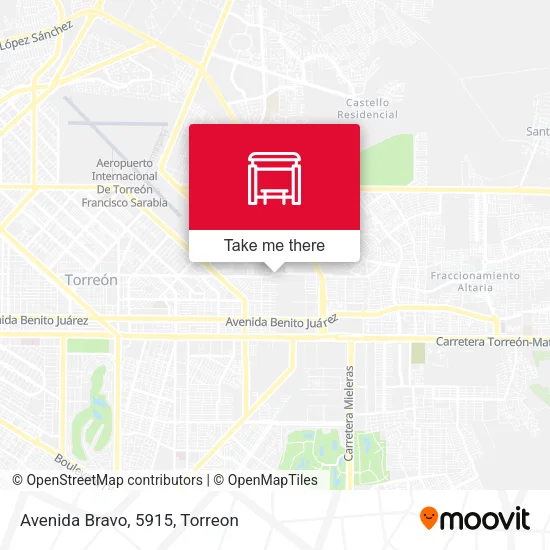 Mapa de Avenida Bravo, 5915