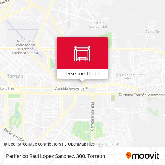 Periferico Raul Lopez Sanchez, 300 map