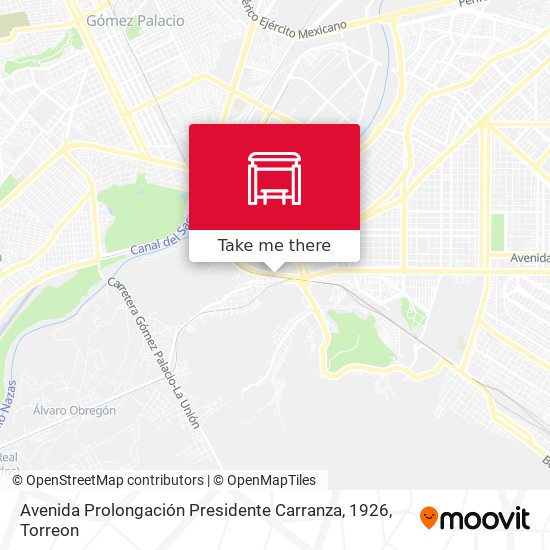 Avenida Prolongación Presidente Carranza, 1926 map