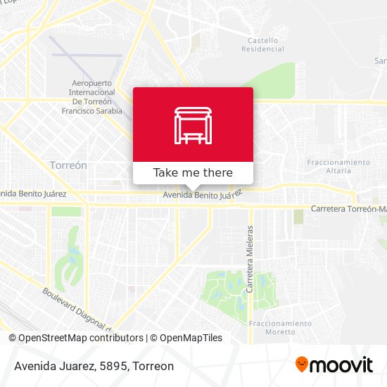 Mapa de Avenida Juarez, 5895