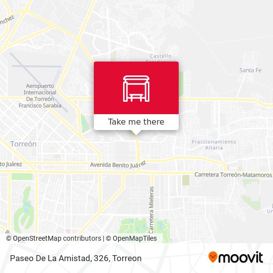 Paseo De La Amistad, 326 map