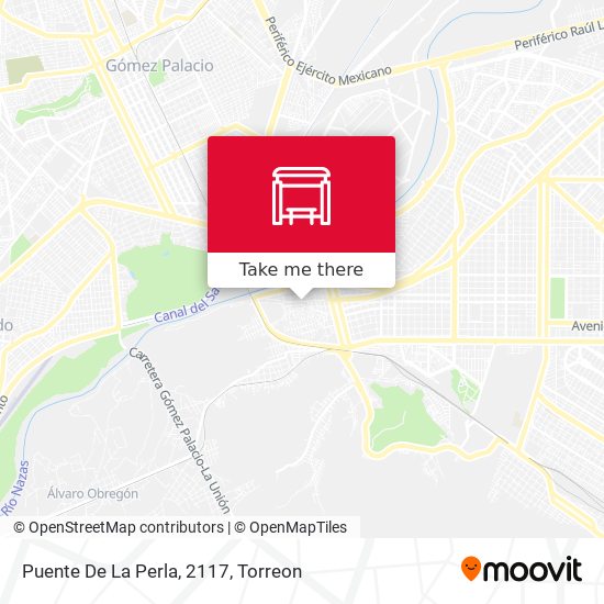 Puente De La Perla, 2117 map