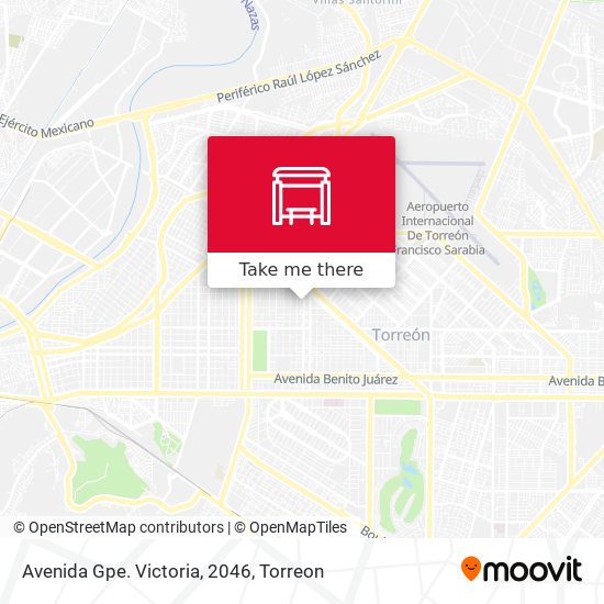 Avenida Gpe. Victoria, 2046 map