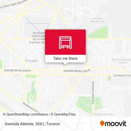 Avenida Allende, 5561 map