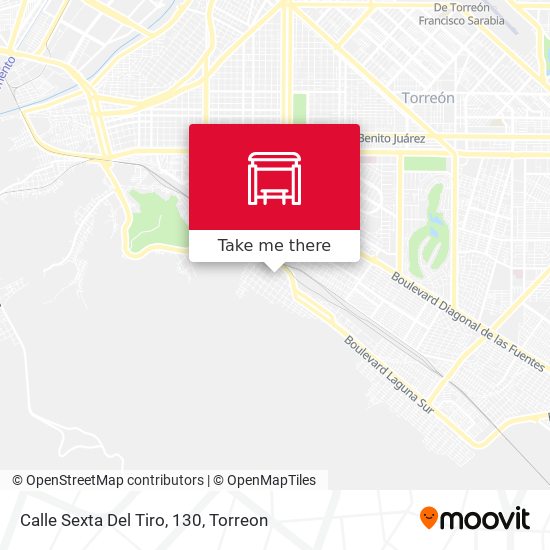 Calle Sexta Del Tiro, 130 map