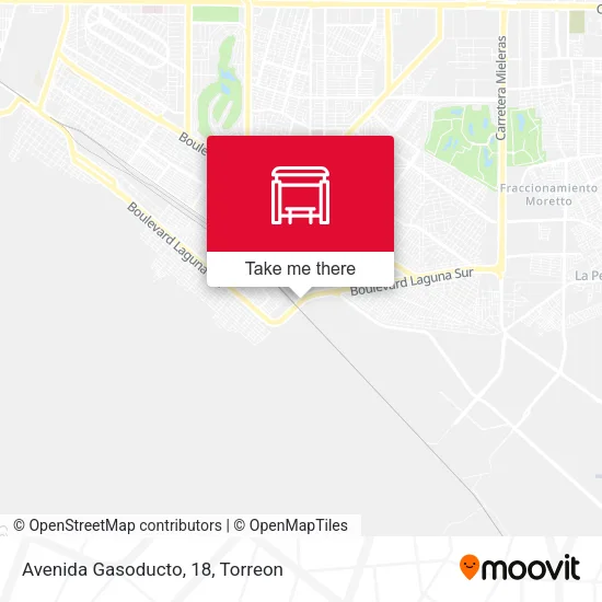 Avenida Gasoducto, 18 map
