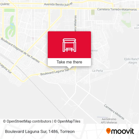 Boulevard Laguna Sur, 1486 map
