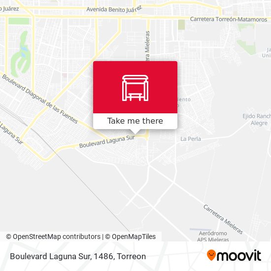 Mapa de Boulevard Laguna Sur, 1486