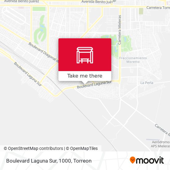 Boulevard Laguna Sur, 1000 map