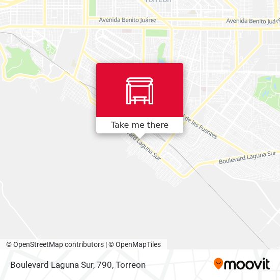 Boulevard Laguna Sur, 790 map