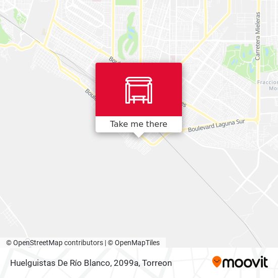 Huelguistas De Río Blanco, 2099a map
