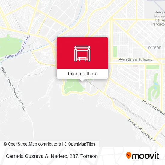 Cerrada Gustava A. Nadero, 287 map