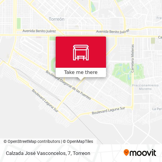 Mapa de Calzada José Vasconcelos, 7