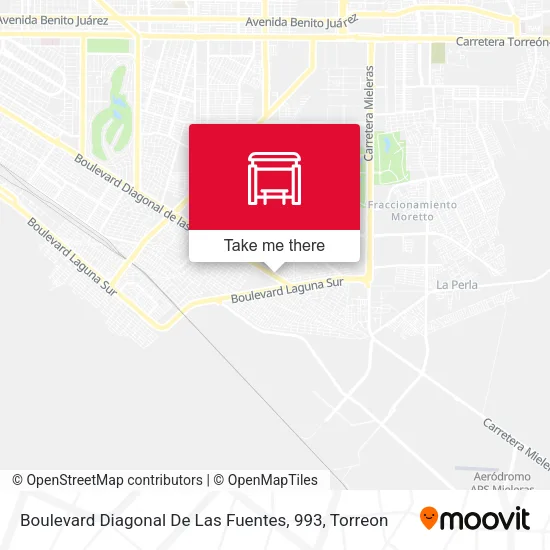 Boulevard Diagonal De Las Fuentes, 993 map