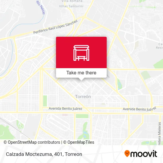 Mapa de Calzada Moctezuma, 401