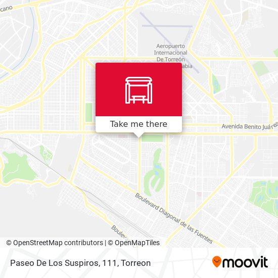 Mapa de Paseo De Los Suspiros, 111