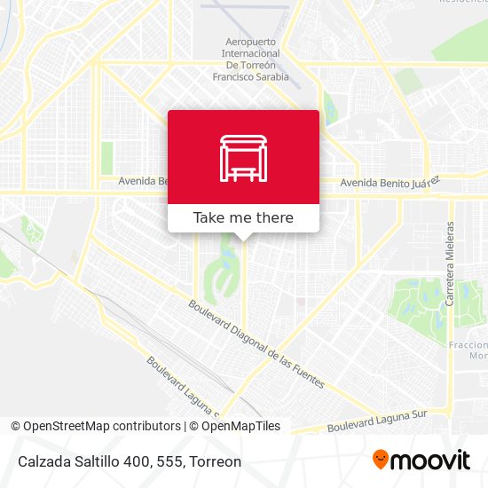 Calzada Saltillo 400, 555 map