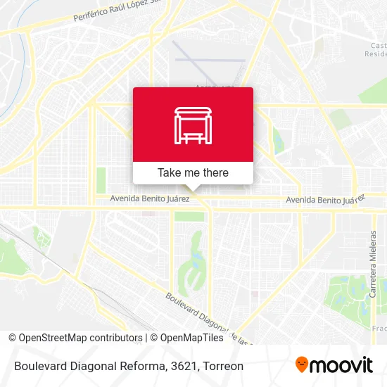 Boulevard Diagonal Reforma, 3621 map