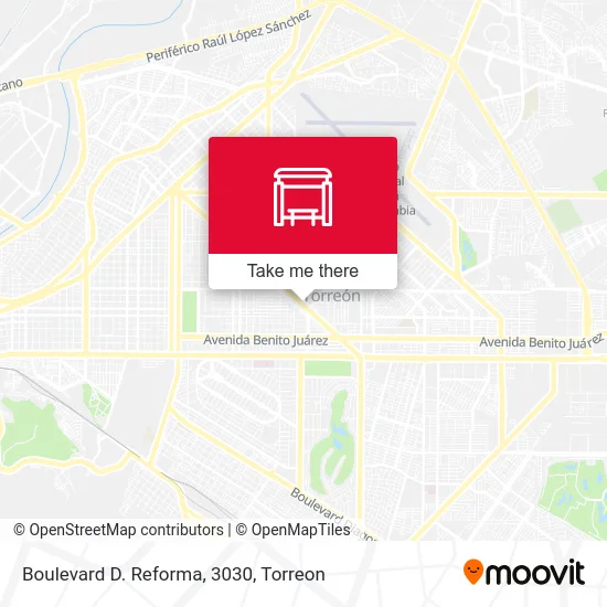 Boulevard D. Reforma, 3030 map