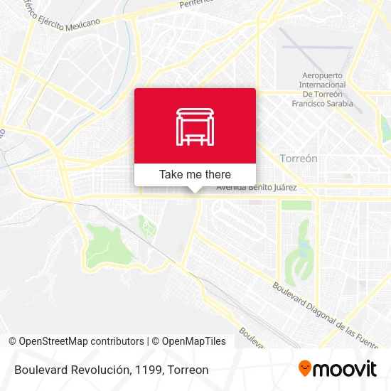 Mapa de Boulevard Revolución, 1199