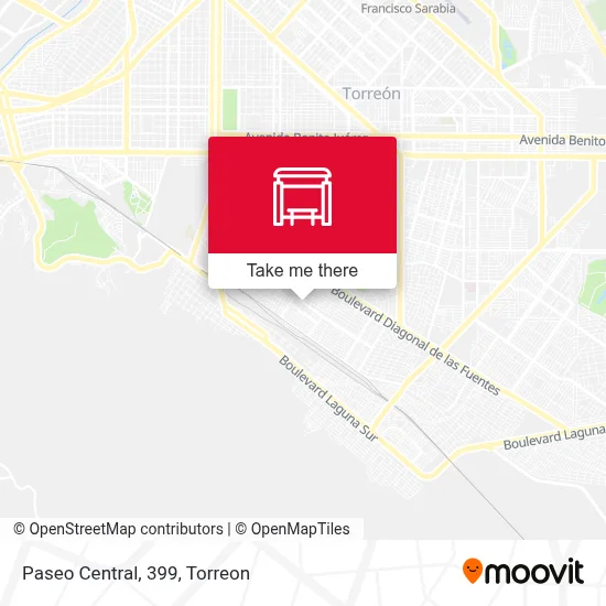 Paseo Central, 399 map