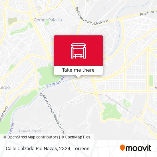 Mapa de Calle Calzada Río Nazas, 2324