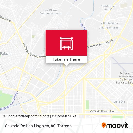 Calzada De Los Nogales, 80 map