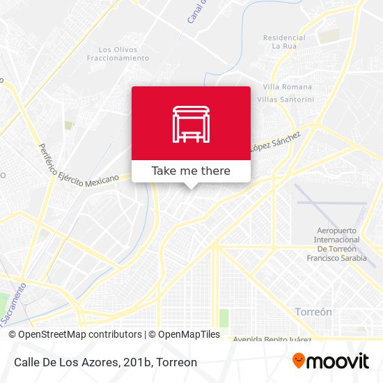 Calle De Los Azores, 201b map
