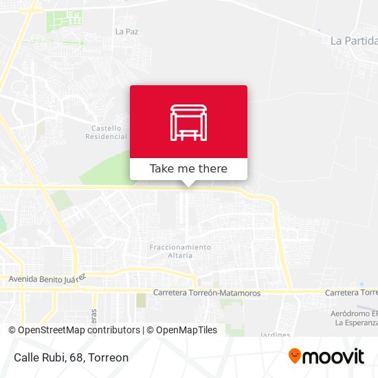 Mapa de Calle Rubi, 68