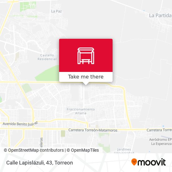 Calle Lapislázuli, 43 map