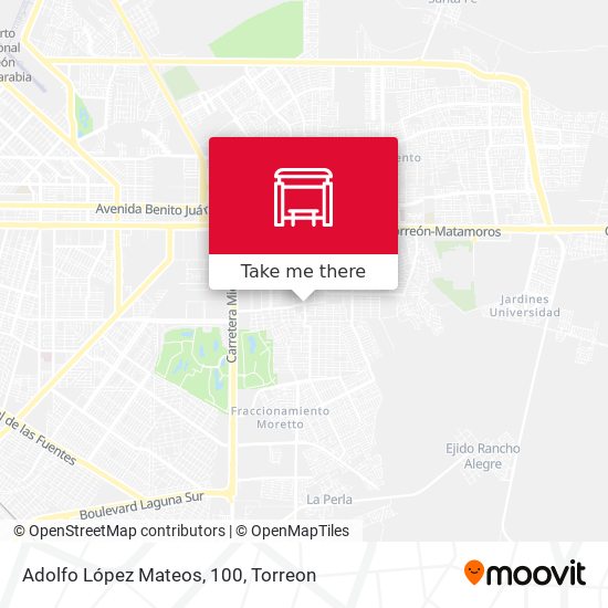 Adolfo López Mateos, 100 map