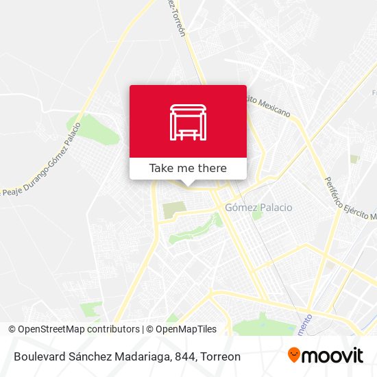 Mapa de Boulevard Sánchez Madariaga, 844