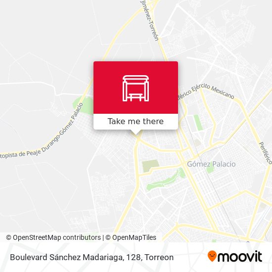 Boulevard Sánchez Madariaga, 128 map