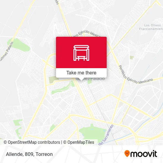 Allende, 809 map