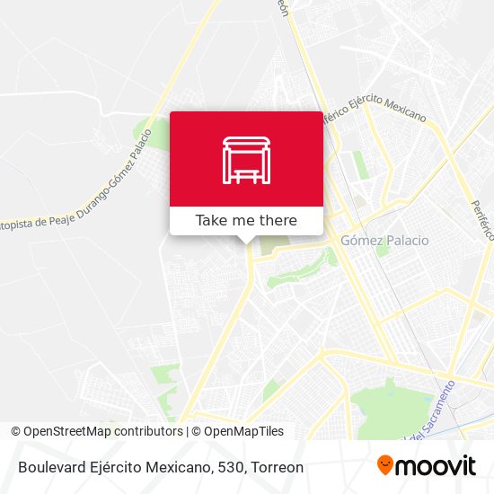 Boulevard Ejército Mexicano, 530 map