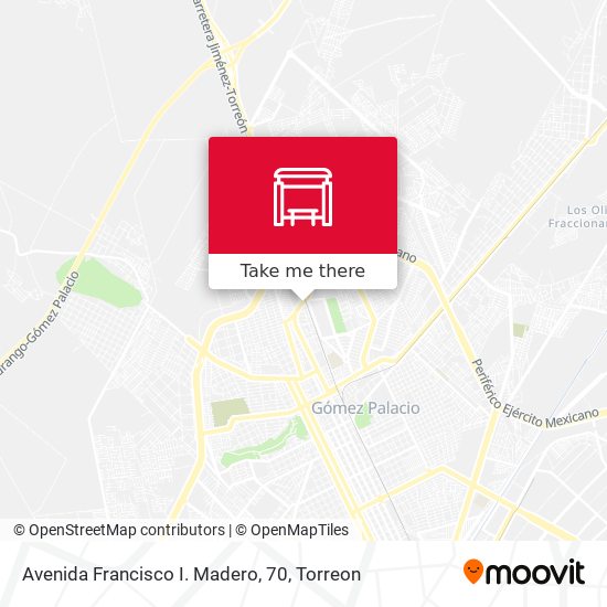 Avenida Francisco I. Madero, 70 map
