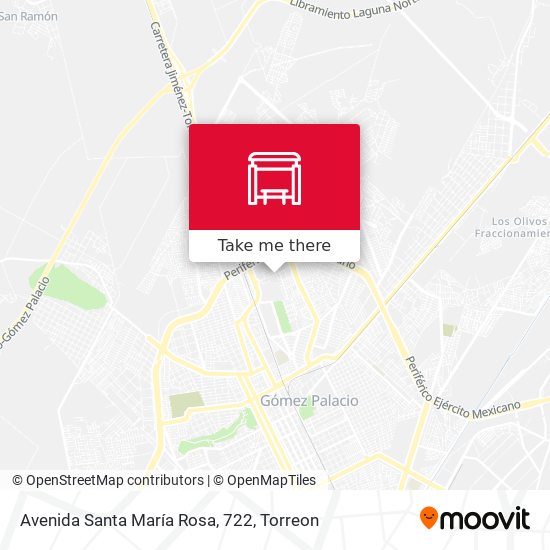 Avenida Santa María Rosa, 722 map